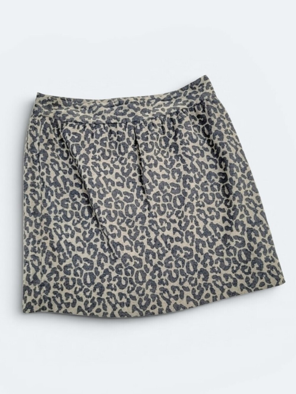 Banana Republic Cheetah Print Textured Skirt Size 4P